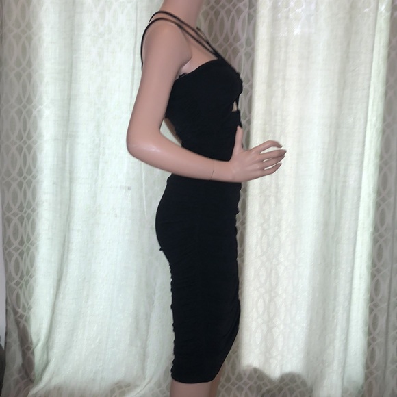 Girly & Flirty Black Strappy dress - Picture 10 of 11